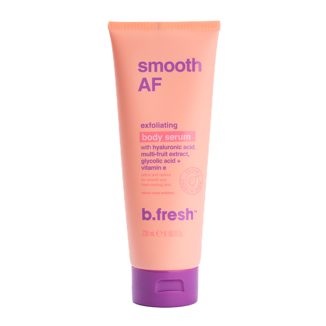 B.FRESH, Отшелушивающая сыворотка для тела smooth AF, 236 мл