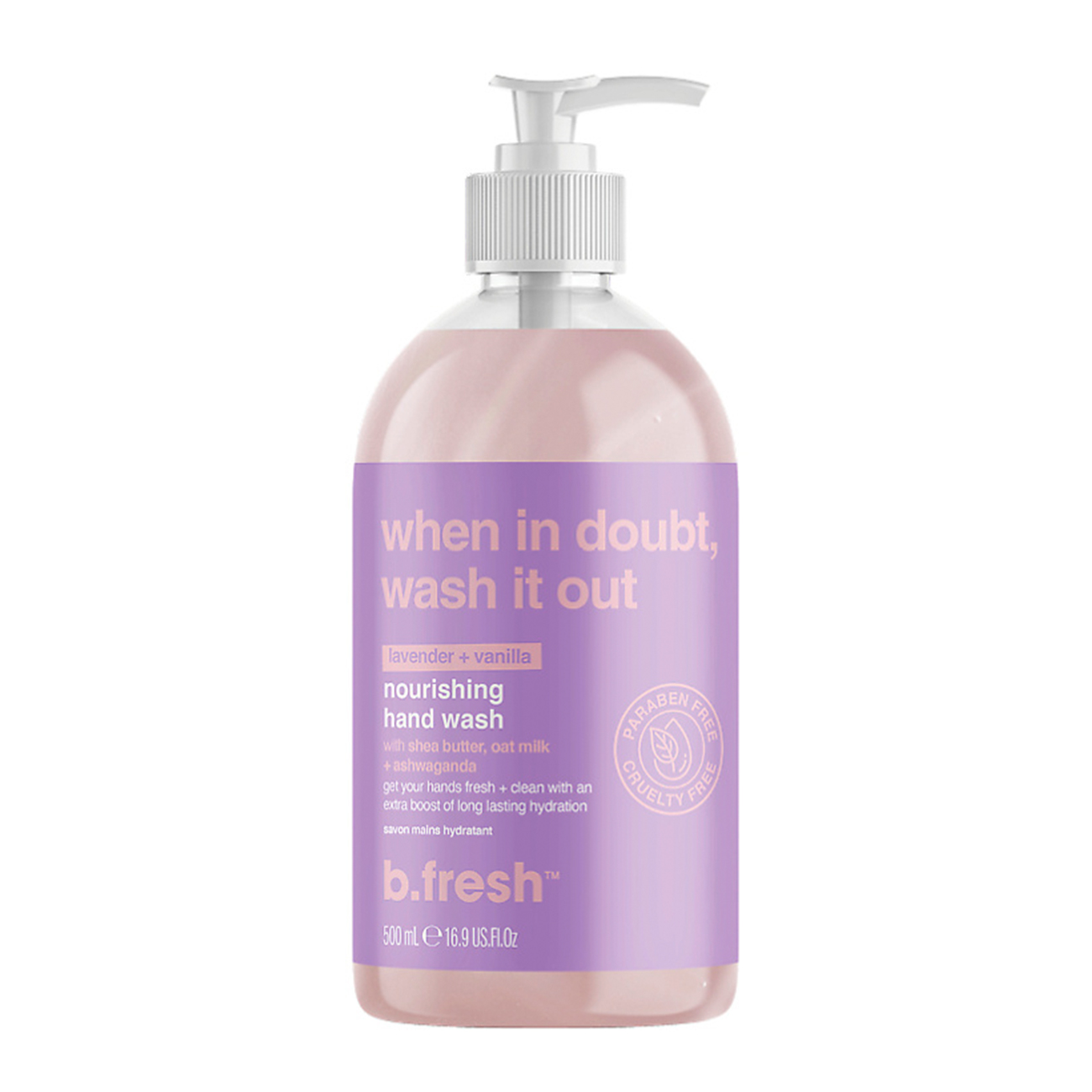 B.FRESH, Тонизирующее жидкое мыло для рук when it doubt, wash it out, 500 мл