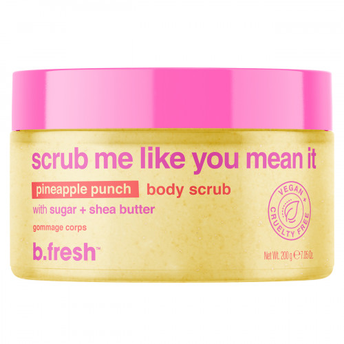 B.FRESH, Сахарный скраб для тела с энзимами scrub me like you mean it, 200 г