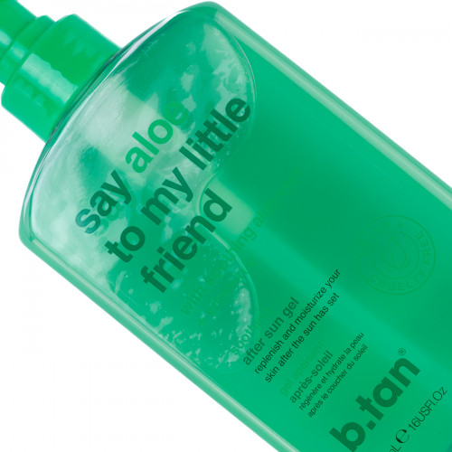 Успокаивающий гель Алоэ Вера для лица и тела B.TAN Say aloe to my little friend, 473 мл