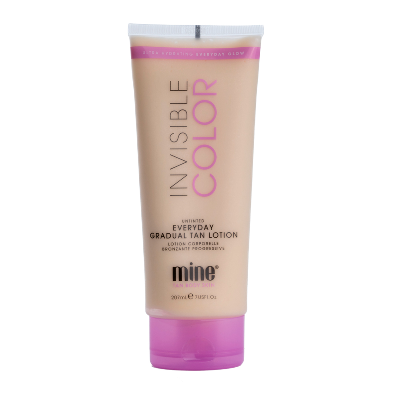 MINE TAN, Ухаживающий лосьон-автозагар для ежедневного применения Invisible Color Gradual Tan Lotion, 200 мл